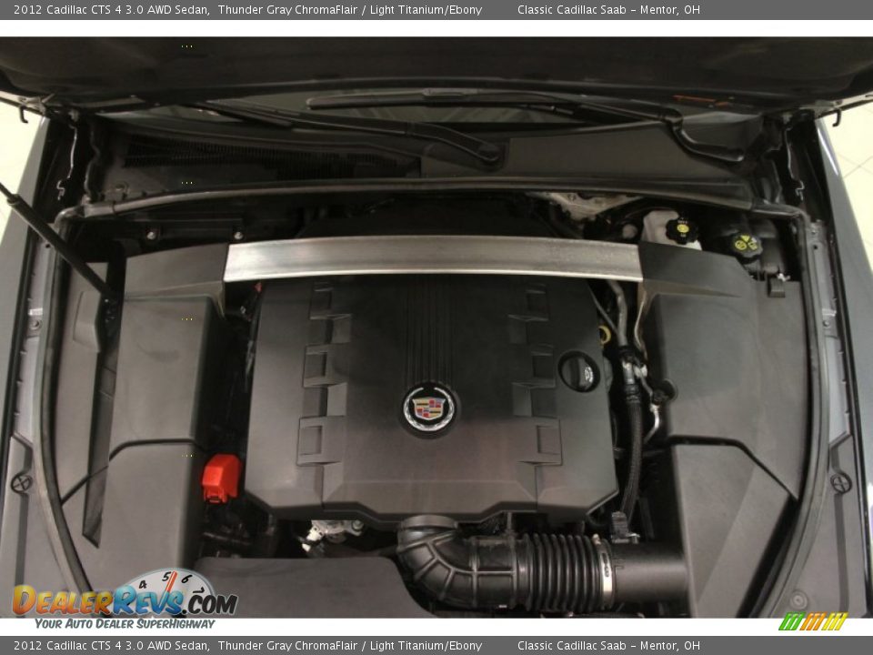 2012 Cadillac CTS 4 3.0 AWD Sedan Thunder Gray ChromaFlair / Light Titanium/Ebony Photo #15