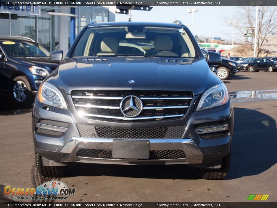 2013 Mercedes-Benz ML 350 BlueTEC 4Matic Steel Grey Metallic / Almond Beige Photo #2