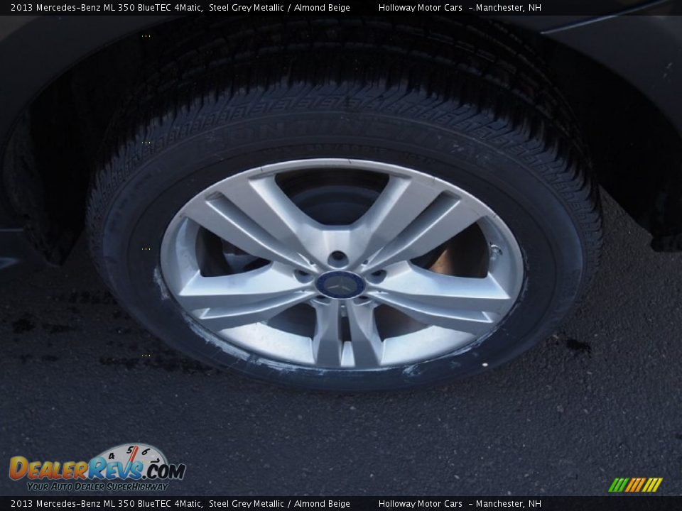 2013 Mercedes-Benz ML 350 BlueTEC 4Matic Steel Grey Metallic / Almond Beige Photo #5