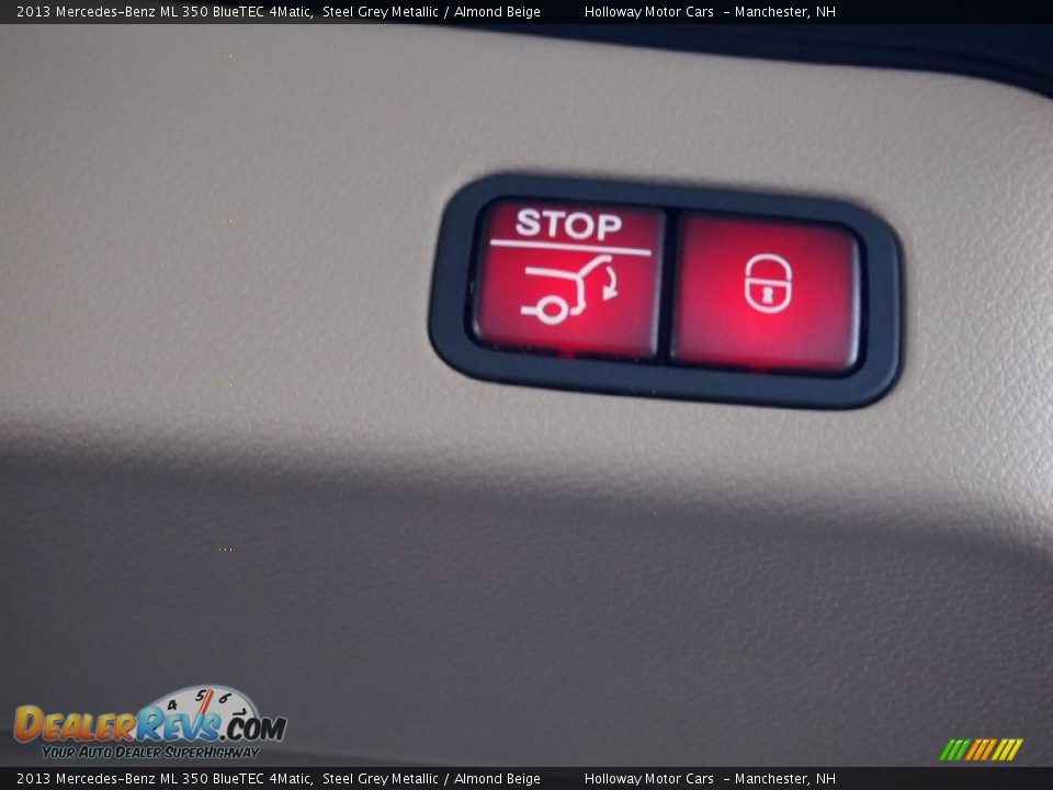 2013 Mercedes-Benz ML 350 BlueTEC 4Matic Steel Grey Metallic / Almond Beige Photo #7