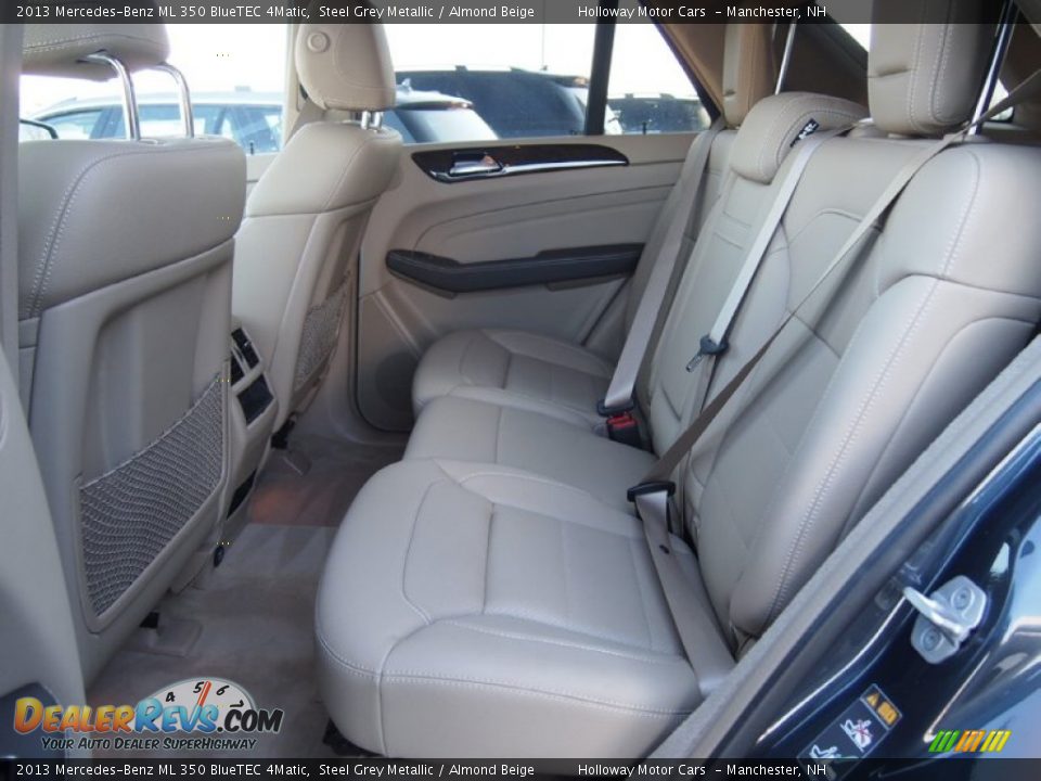 2013 Mercedes-Benz ML 350 BlueTEC 4Matic Steel Grey Metallic / Almond Beige Photo #8