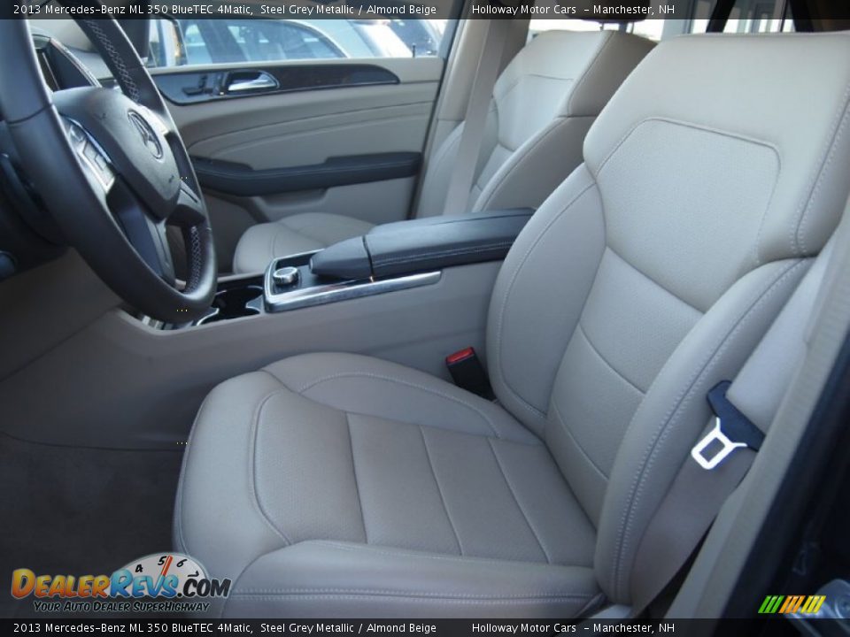 2013 Mercedes-Benz ML 350 BlueTEC 4Matic Steel Grey Metallic / Almond Beige Photo #12