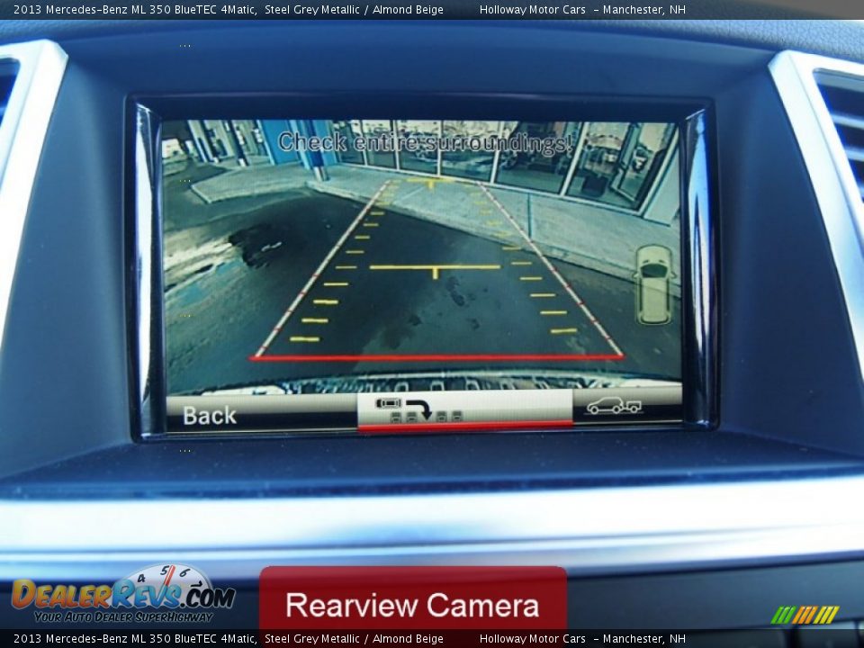 2013 Mercedes-Benz ML 350 BlueTEC 4Matic Steel Grey Metallic / Almond Beige Photo #15