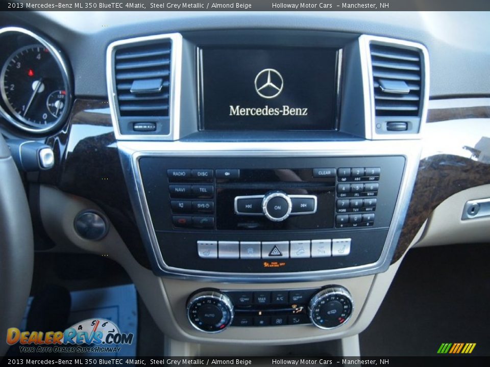 2013 Mercedes-Benz ML 350 BlueTEC 4Matic Steel Grey Metallic / Almond Beige Photo #16
