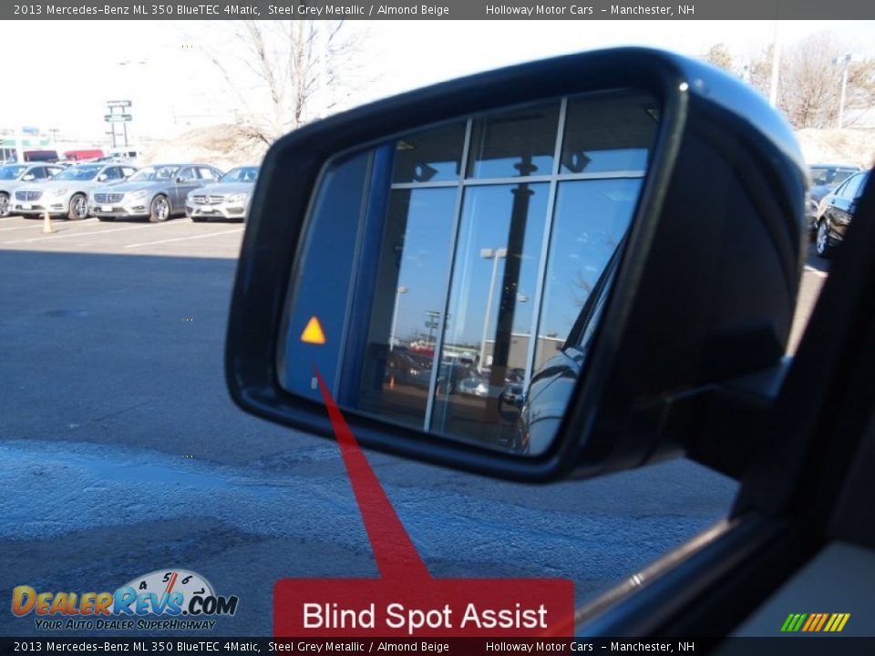 2013 Mercedes-Benz ML 350 BlueTEC 4Matic Steel Grey Metallic / Almond Beige Photo #17