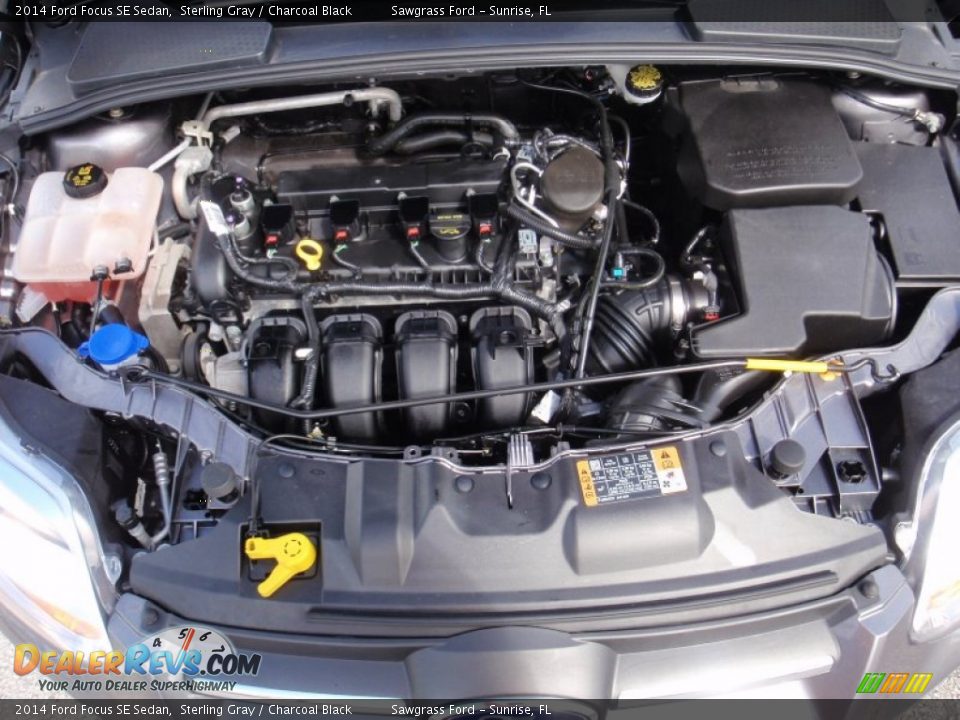2014 Ford Focus SE Sedan Sterling Gray / Charcoal Black Photo #30