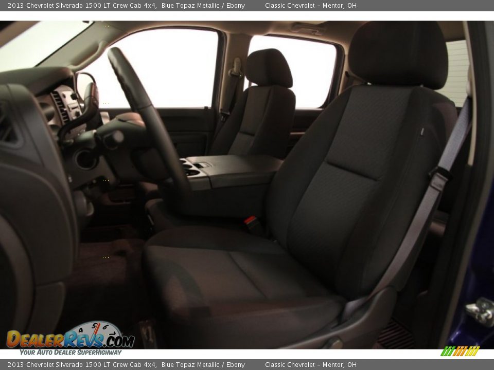 2013 Chevrolet Silverado 1500 LT Crew Cab 4x4 Blue Topaz Metallic / Ebony Photo #5