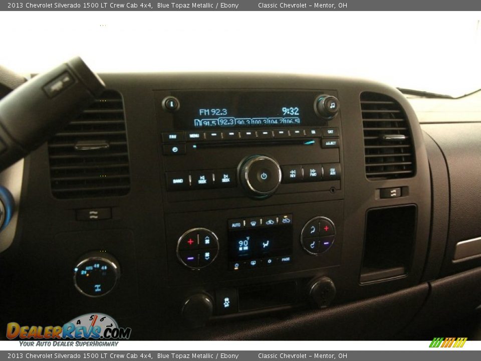 2013 Chevrolet Silverado 1500 LT Crew Cab 4x4 Blue Topaz Metallic / Ebony Photo #7