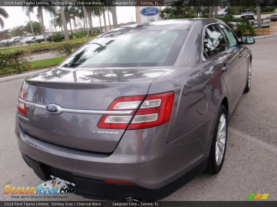 2014 Ford Taurus Limited Sterling Gray / Charcoal Black Photo #6