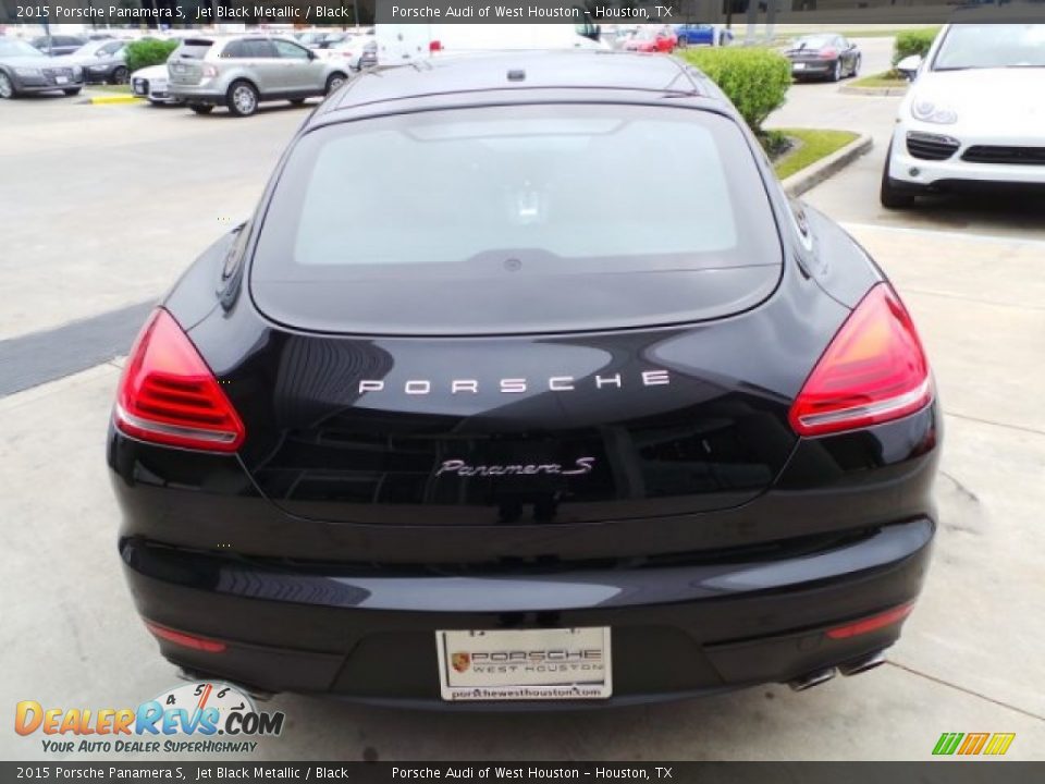 2015 Porsche Panamera S Jet Black Metallic / Black Photo #6