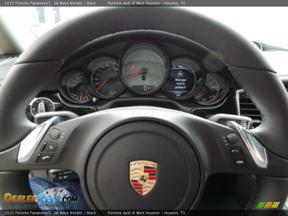 2015 Porsche Panamera S Jet Black Metallic / Black Photo #23