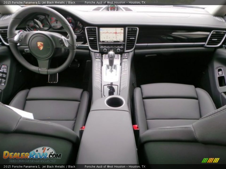 Black Interior - 2015 Porsche Panamera S Photo #27