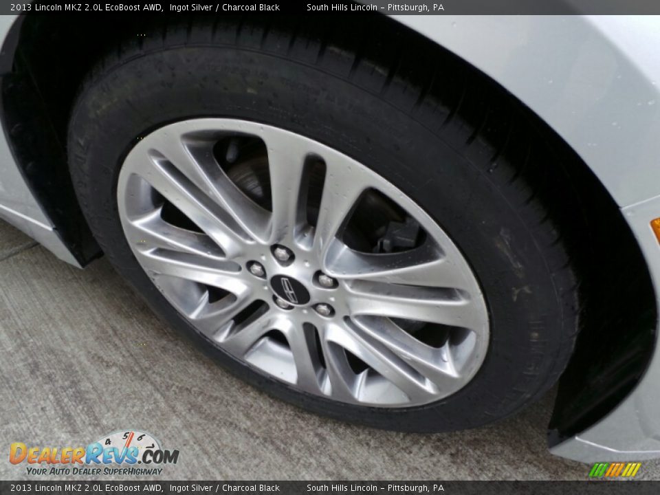 2013 Lincoln MKZ 2.0L EcoBoost AWD Ingot Silver / Charcoal Black Photo #9