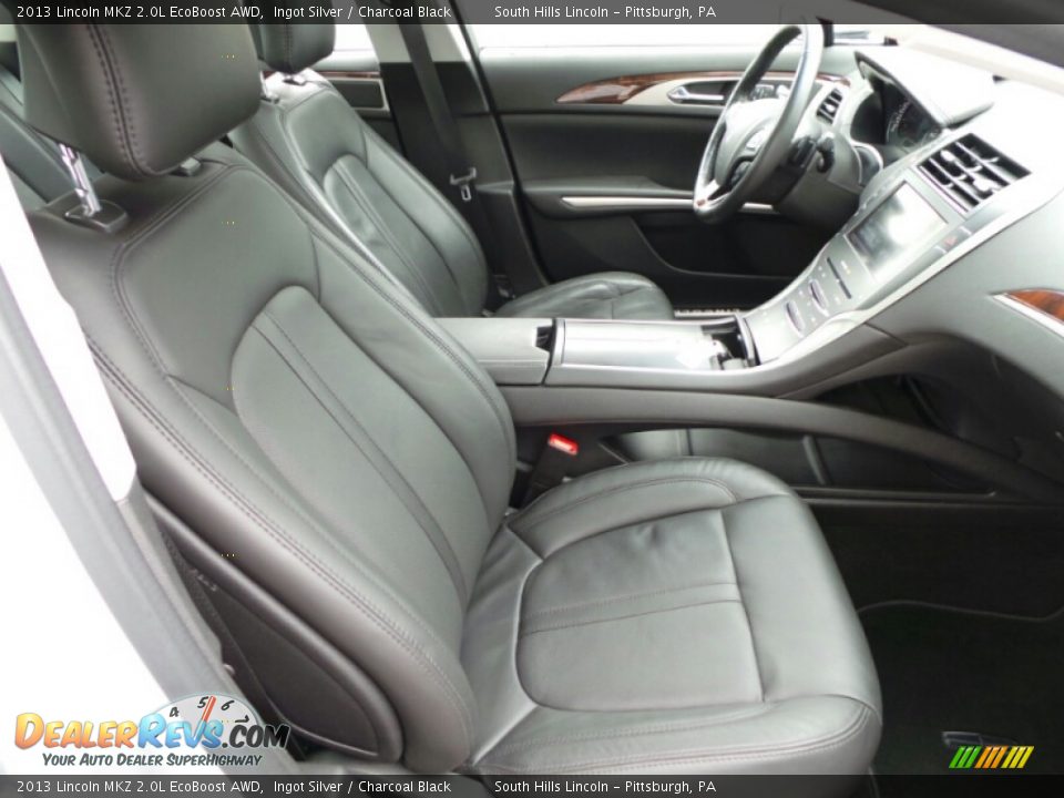 2013 Lincoln MKZ 2.0L EcoBoost AWD Ingot Silver / Charcoal Black Photo #10