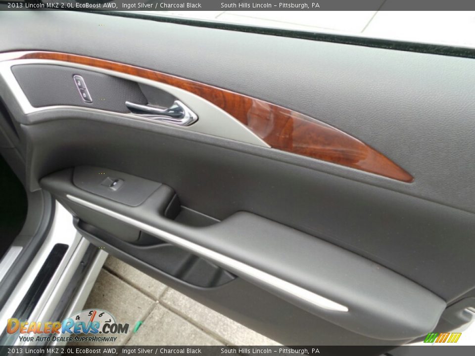 2013 Lincoln MKZ 2.0L EcoBoost AWD Ingot Silver / Charcoal Black Photo #12