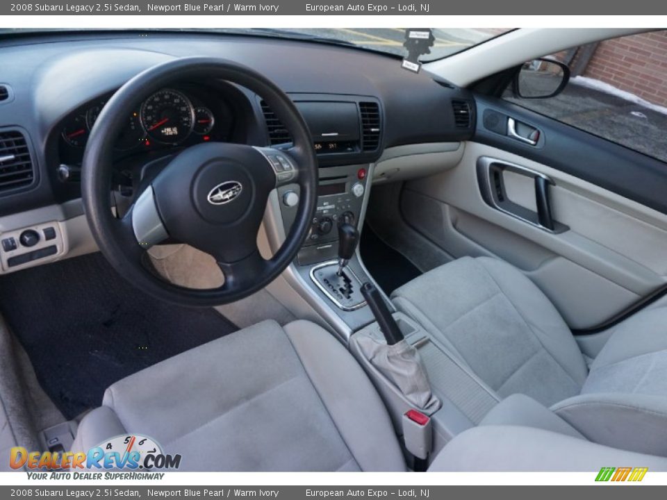 Warm Ivory Interior - 2008 Subaru Legacy 2.5i Sedan Photo #5