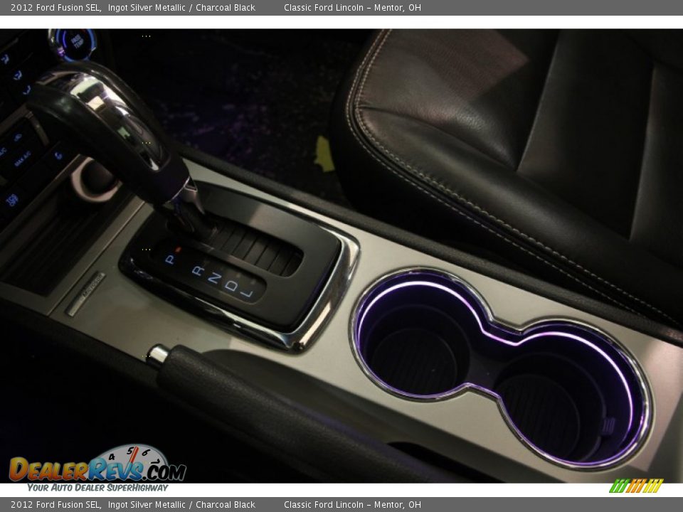 2012 Ford Fusion SEL Ingot Silver Metallic / Charcoal Black Photo #8