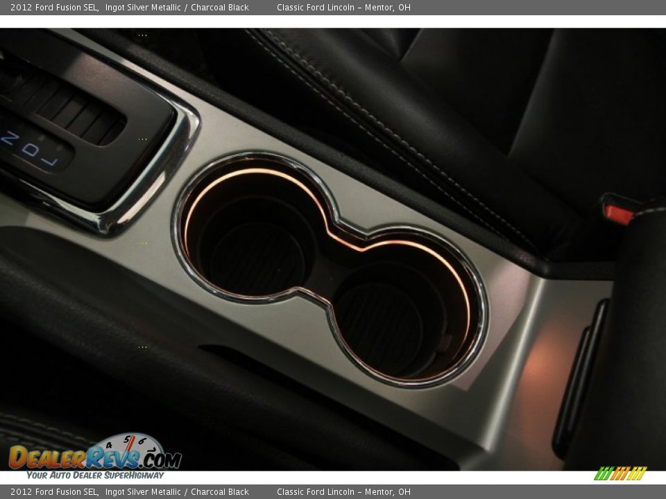 2012 Ford Fusion SEL Ingot Silver Metallic / Charcoal Black Photo #9