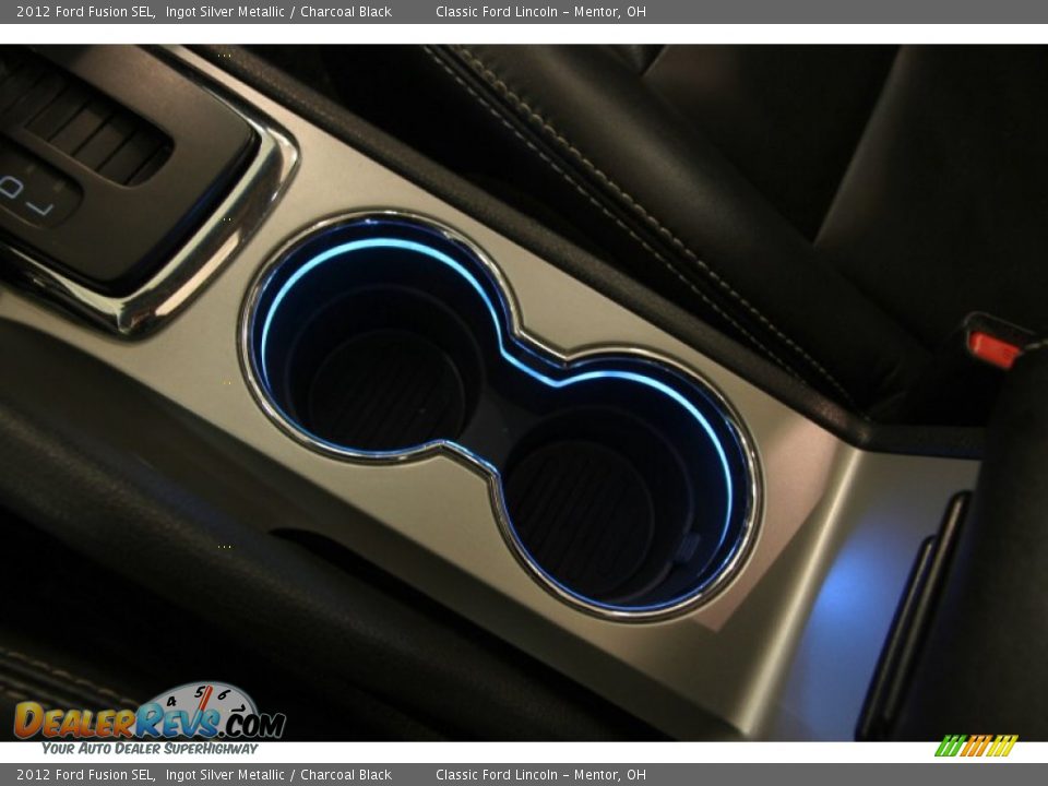 2012 Ford Fusion SEL Ingot Silver Metallic / Charcoal Black Photo #11