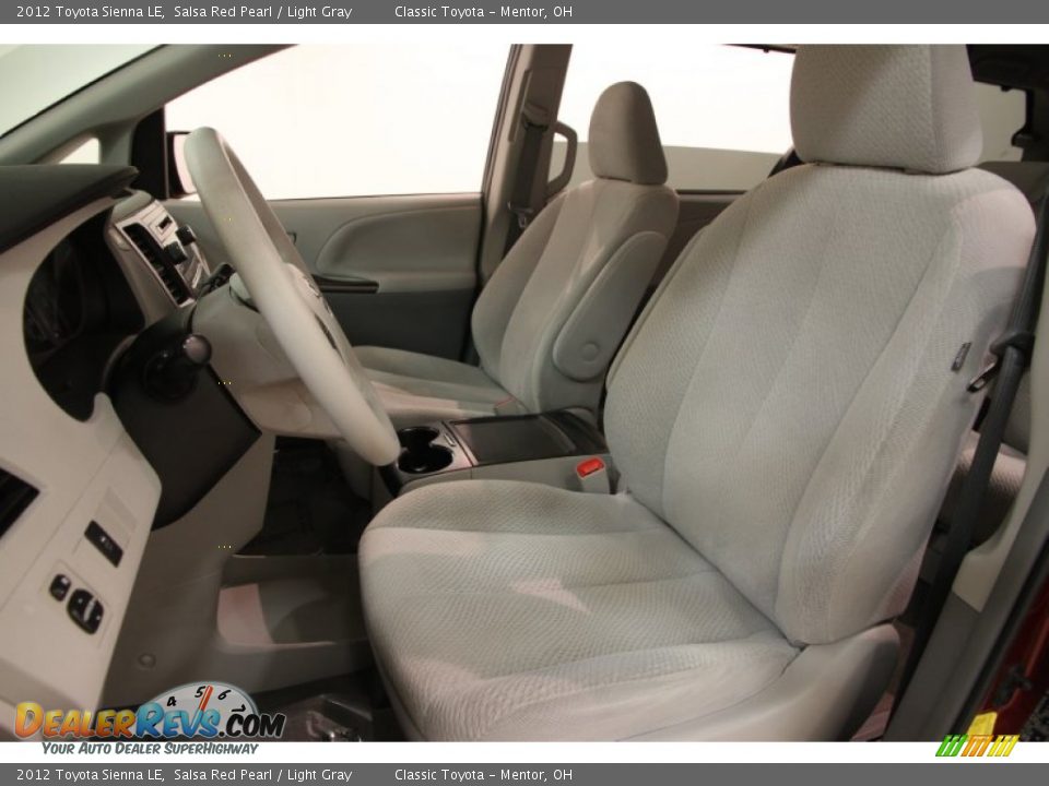 2012 Toyota Sienna LE Salsa Red Pearl / Light Gray Photo #5