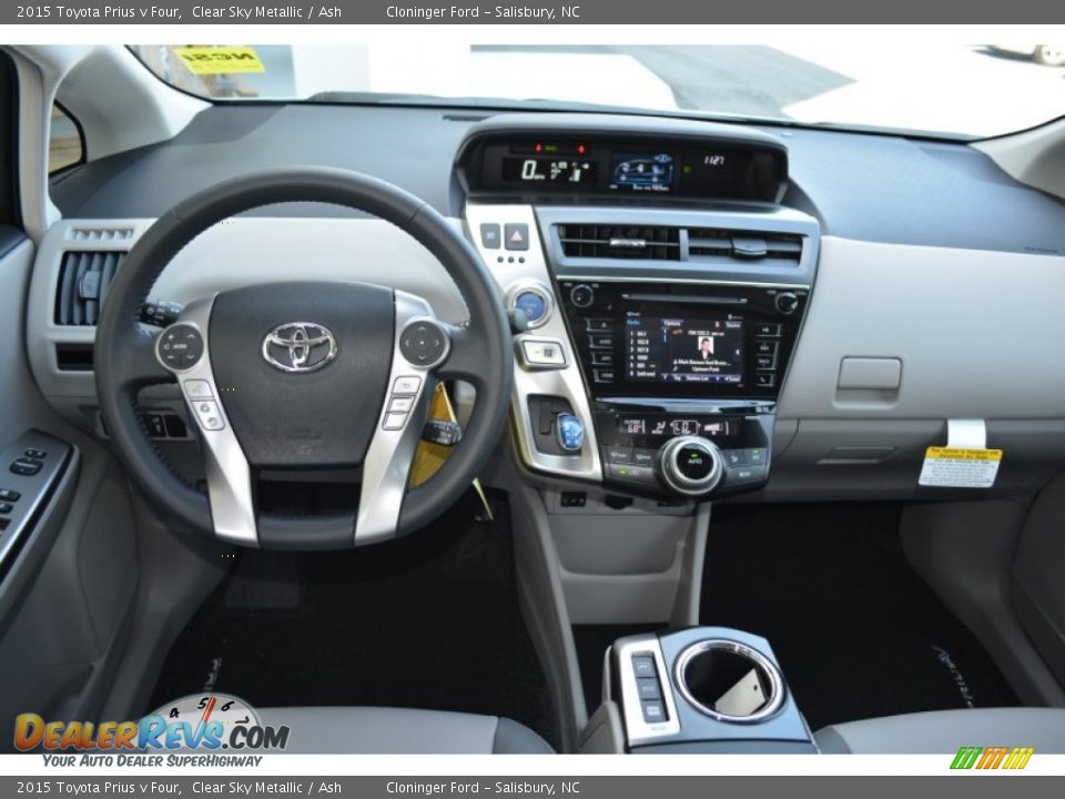 Dashboard of 2015 Toyota Prius v Four Photo #9