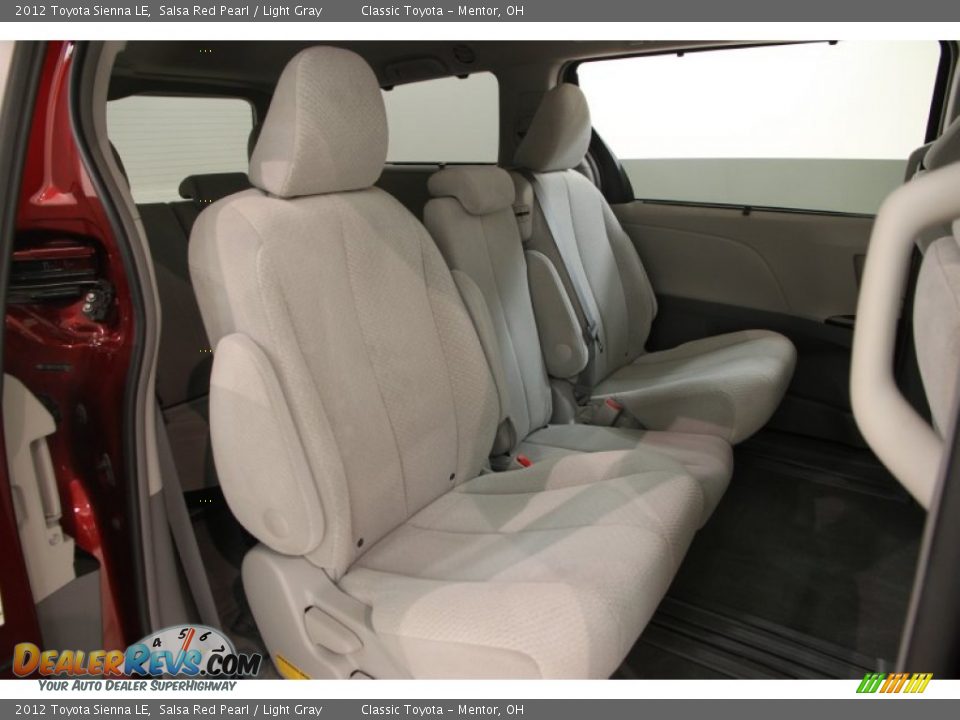 Rear Seat of 2012 Toyota Sienna LE Photo #15