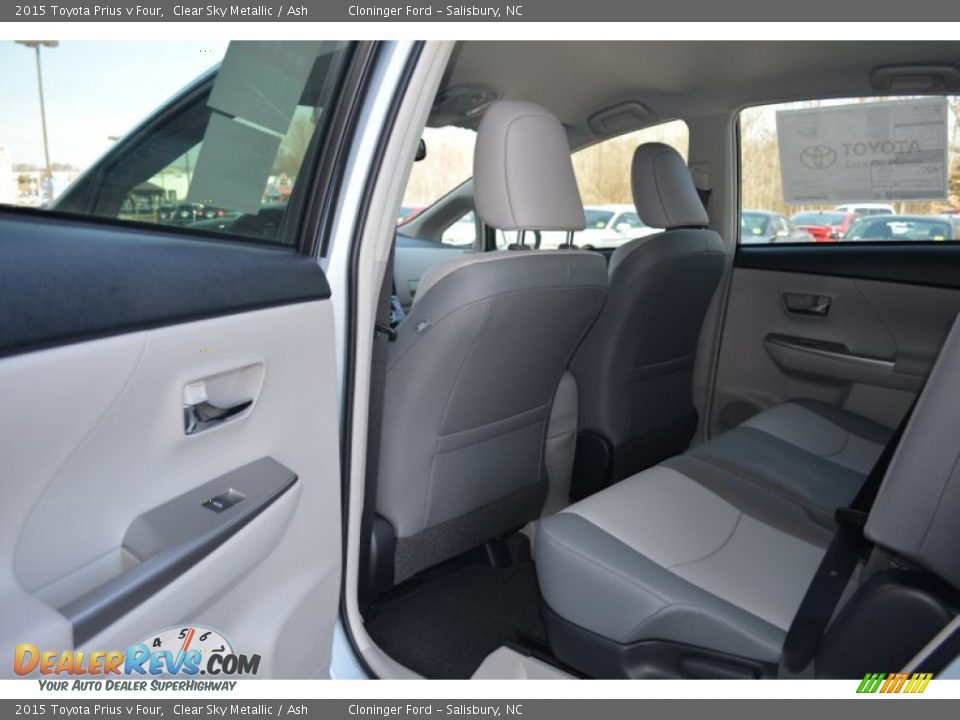 Rear Seat of 2015 Toyota Prius v Four Photo #10
