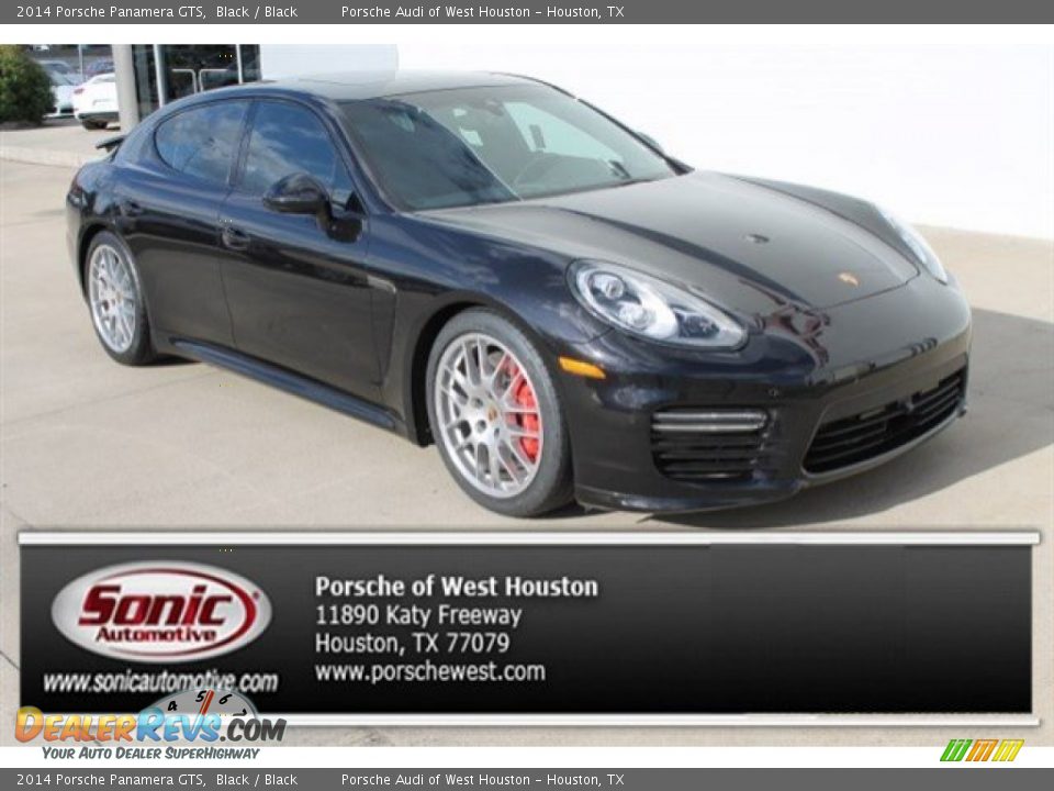 2014 Porsche Panamera GTS Black / Black Photo #1