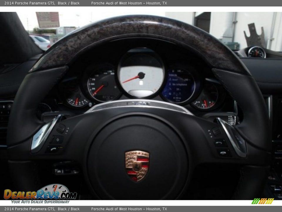 2014 Porsche Panamera GTS Black / Black Photo #34