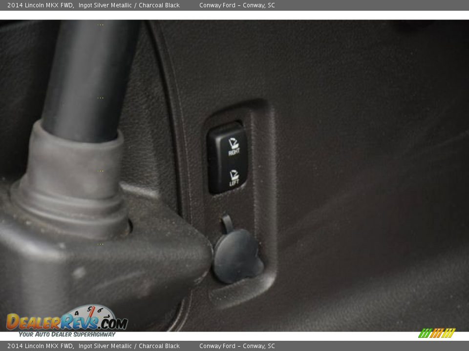 2014 Lincoln MKX FWD Ingot Silver Metallic / Charcoal Black Photo #16