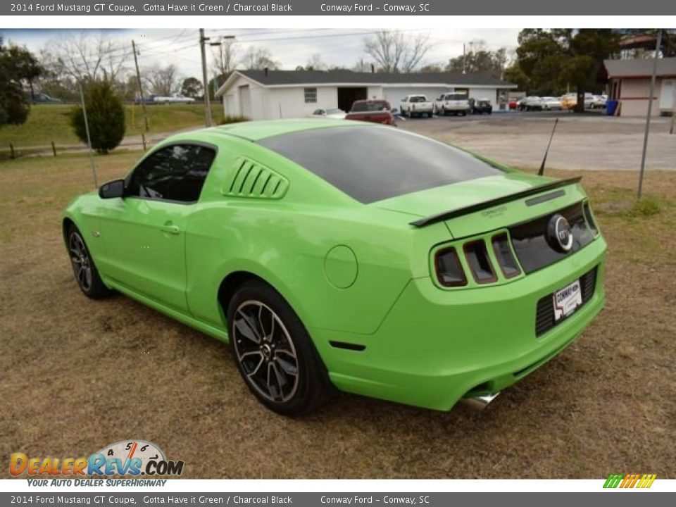 2014 Ford Mustang GT Coupe Gotta Have it Green / Charcoal Black Photo #9