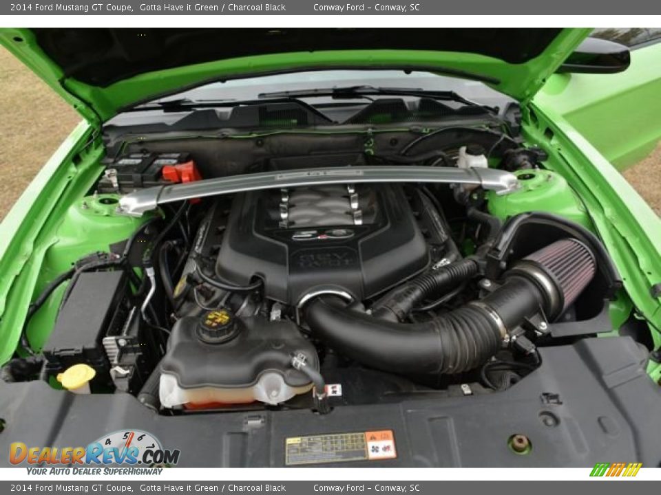 2014 Ford Mustang GT Coupe 5.0 Liter DOHC 32-Valve Ti-VCT V8 Engine Photo #12