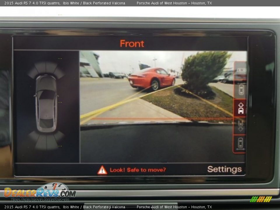 2015 Audi RS 7 4.0 TFSI quattro Ibis White / Black Perforated Valcona Photo #19