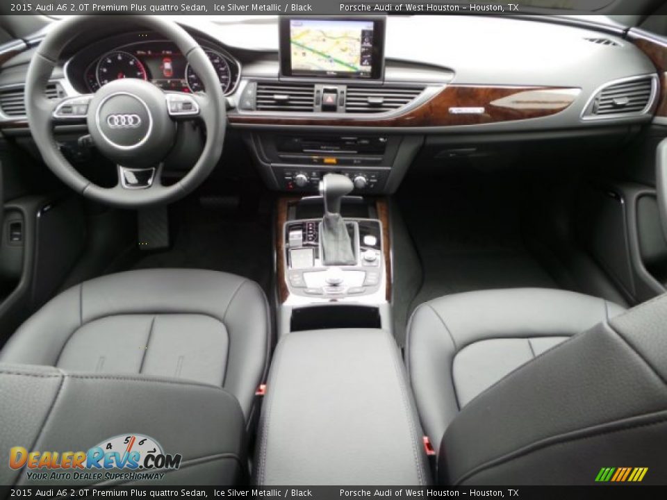 2015 Audi A6 2.0T Premium Plus quattro Sedan Ice Silver Metallic / Black Photo #26