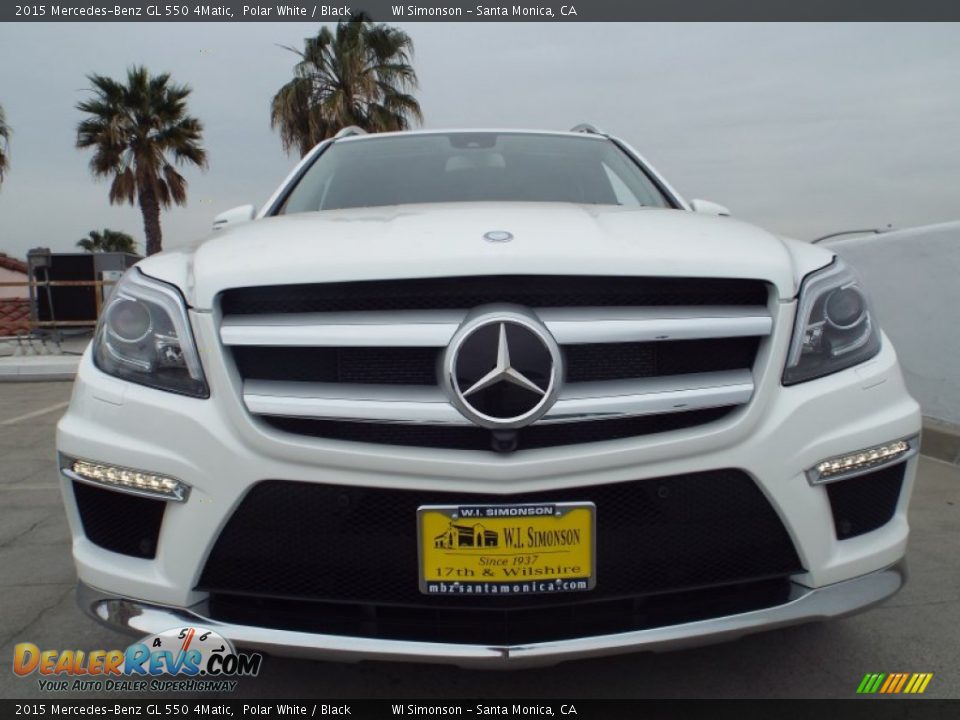 2015 Mercedes-Benz GL 550 4Matic Polar White / Black Photo #2