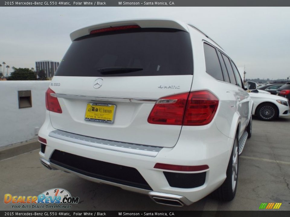 2015 Mercedes-Benz GL 550 4Matic Polar White / Black Photo #4