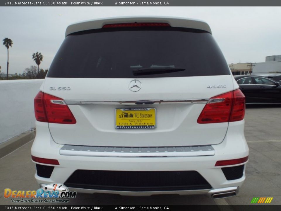 2015 Mercedes-Benz GL 550 4Matic Polar White / Black Photo #5