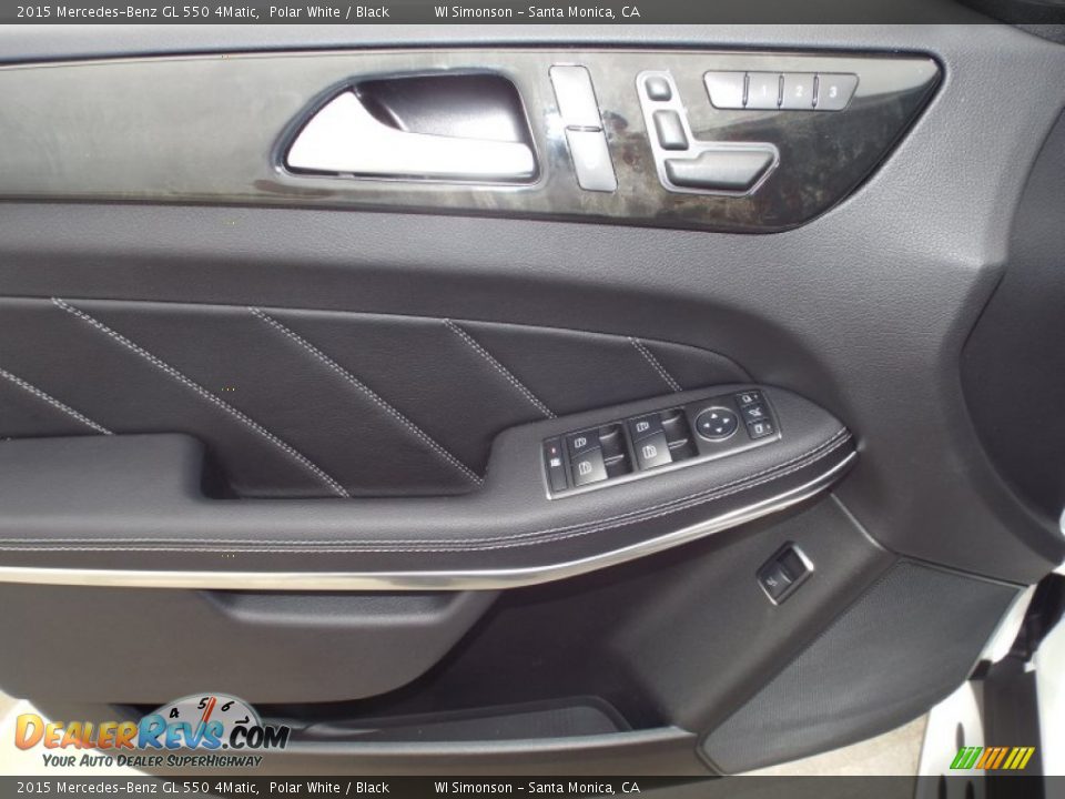 2015 Mercedes-Benz GL 550 4Matic Polar White / Black Photo #6