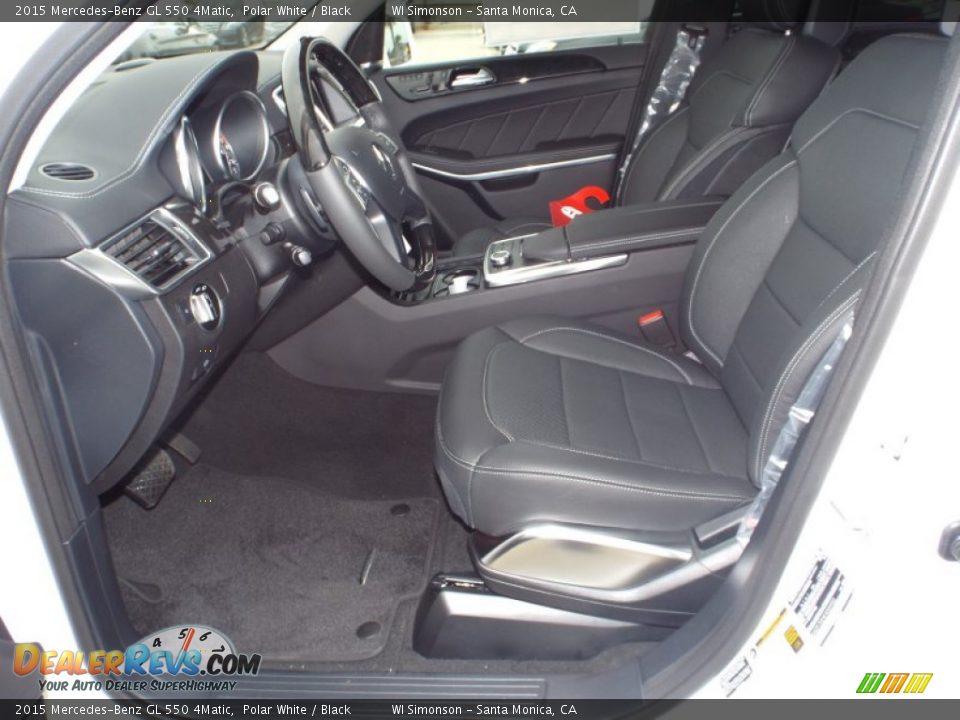 2015 Mercedes-Benz GL 550 4Matic Polar White / Black Photo #7