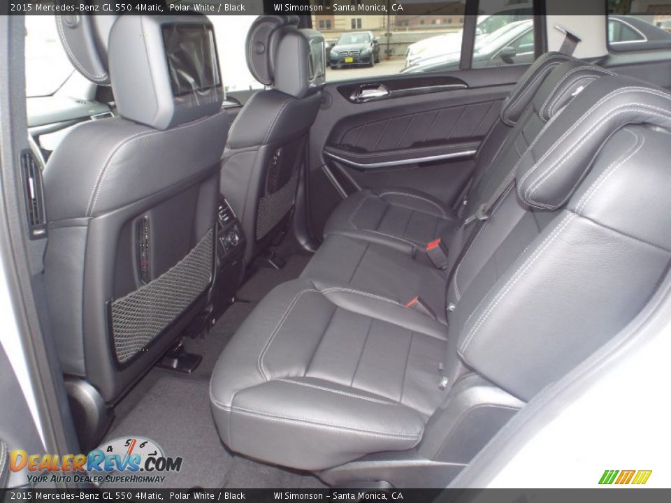 2015 Mercedes-Benz GL 550 4Matic Polar White / Black Photo #8