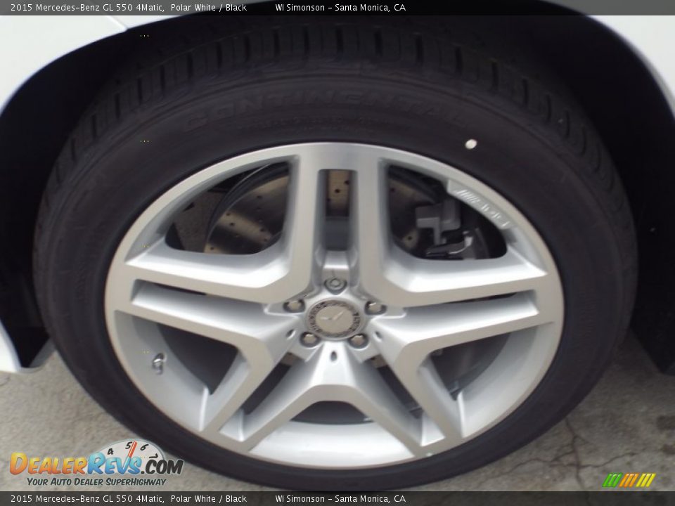 2015 Mercedes-Benz GL 550 4Matic Polar White / Black Photo #10
