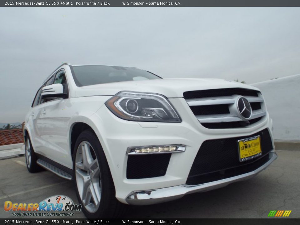 2015 Mercedes-Benz GL 550 4Matic Polar White / Black Photo #11