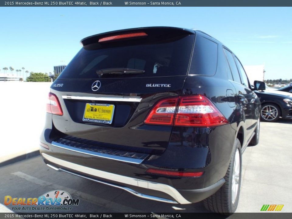 2015 Mercedes-Benz ML 250 BlueTEC 4Matic Black / Black Photo #4