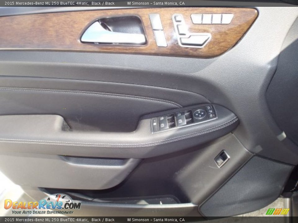 2015 Mercedes-Benz ML 250 BlueTEC 4Matic Black / Black Photo #6