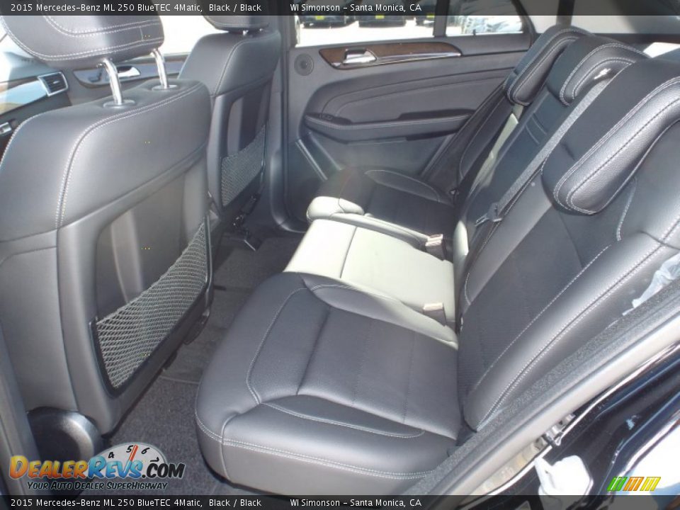 2015 Mercedes-Benz ML 250 BlueTEC 4Matic Black / Black Photo #8