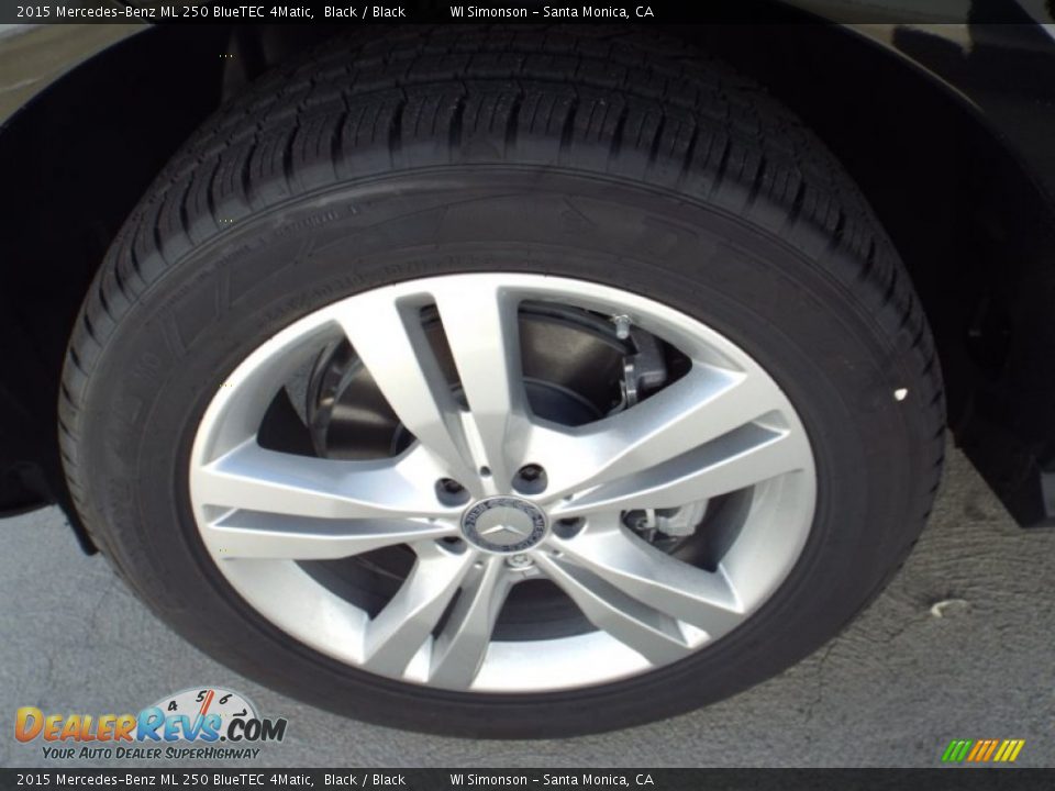 2015 Mercedes-Benz ML 250 BlueTEC 4Matic Black / Black Photo #10