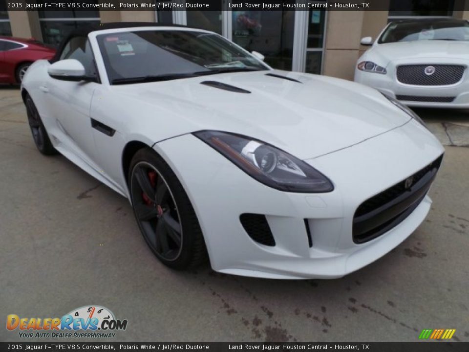 Front 3/4 View of 2015 Jaguar F-TYPE V8 S Convertible Photo #2