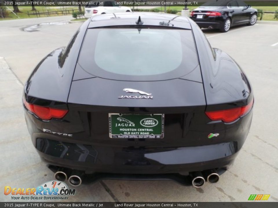 2015 Jaguar F-TYPE R Coupe Ultimate Black Metallic / Jet Photo #7