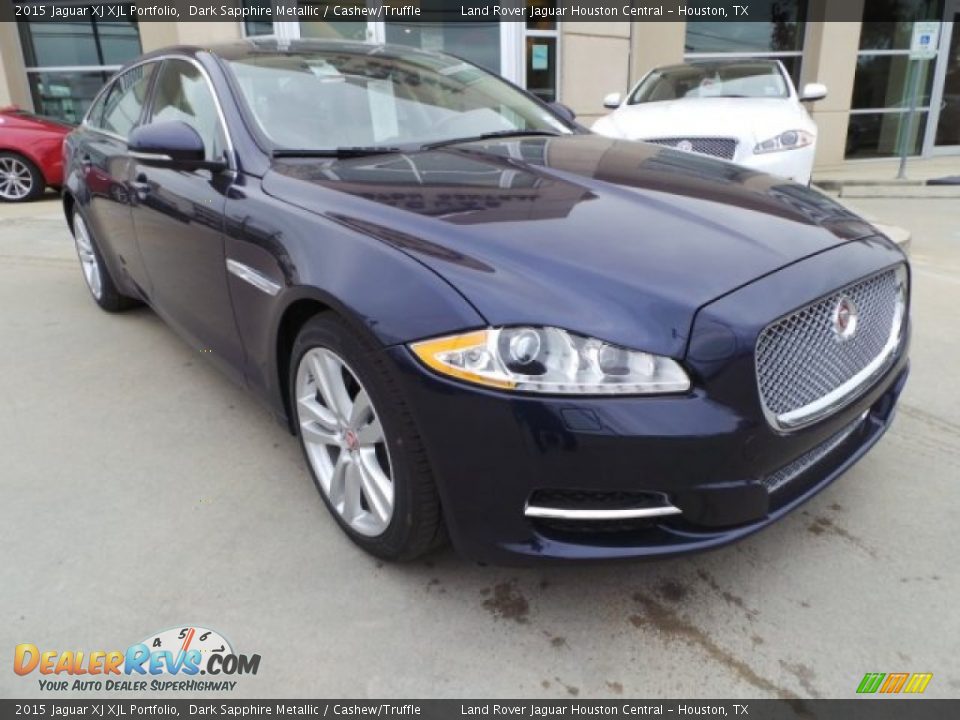 Front 3/4 View of 2015 Jaguar XJ XJL Portfolio Photo #2