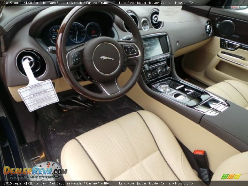 Cashew/Truffle Interior - 2015 Jaguar XJ XJL Portfolio Photo #12